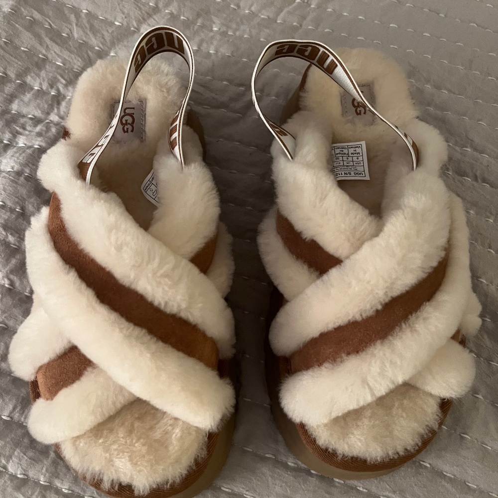 COPY - Disco Cross Mules - Ugg - Chestnut - Leather